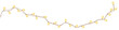 Shiny realistic electric garland with glowing yellow bulbs, Christmas decorative element