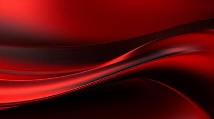 The red pattern with shiny curves mixed with black looks dark and magical.