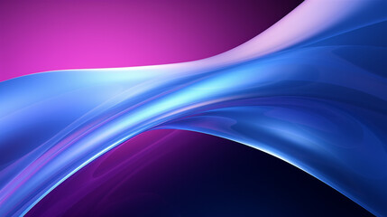 Wall Mural - purple and blue patterns with shiny curves mixed with black look gloomy and magical.
