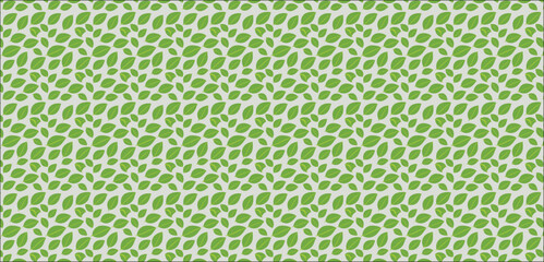 Wall Mural - Vector green pattern, Green leaves big vector collection - Set of graphical elements with various leaf designs in different shapes and sizes. Flat design with white