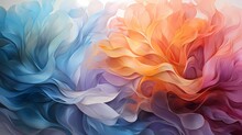 A Generative Background Mimicking The Organic Flow And Vibrant Colors Of A Blooming Garden, Perfect For Spring-themed Designs Wallpaper Abstract Background