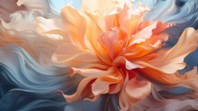 A Generative Background Mimicking The Organic Flow And Vibrant Colors Of A Blooming Garden, Perfect For Spring-themed Designs Wallpaper Abstract Background