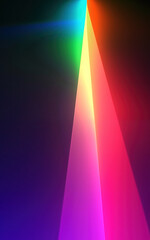 Canvas Print - Rainbow Light effect