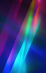 Poster - Multicolor rainbow Light effect