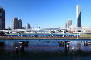 Wall Mural - 青海橋　東京台場