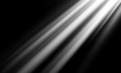 Wall Mural - show spotlights with glow effect on dark background.