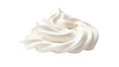 White cream  isolated in white background.