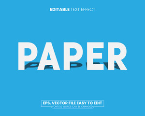 Wall Mural - white paper text effect