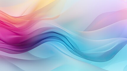 Wall Mural - full color abstract flowing background