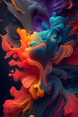 Wall Mural - fractal background