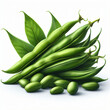 © Micromedia - Green bean� Fresh Vegetable Isolated on White Background