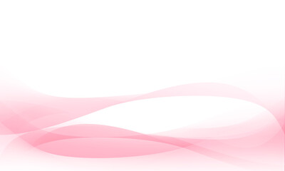 Wall Mural - Soft light pink and white color background with curve wave pattern graphics illustration for Abstract Modern Presentation illustration web template backgroung backdrop desktop