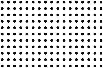 Poster - black dots on  white background