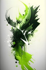 epic art with green colours