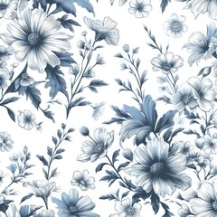  seamless floral background
