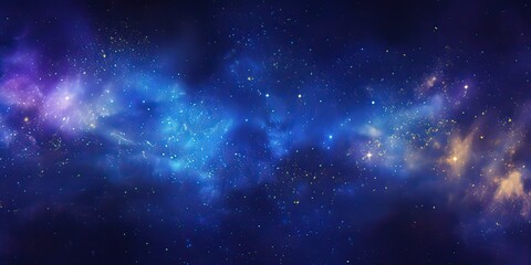 deep space and star clusters shining into deep space. night sky, glittering stars and nebulas. fragm