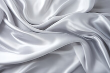 A Luxurious Silver Cloth Background, Elegant And Refined, Adding A Touch Of Sophistication To Any Setting