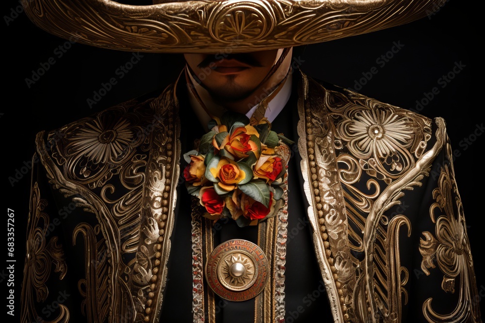 Charro Suit is the quintessential attire for Mexican Mariachi musicians ...