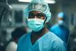 © Tetiana - Generative AI portrait of young experienced doc medicine worker viral operation room clinic
