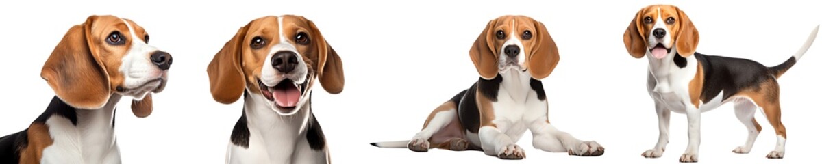 Sticker - beagle dog breed puppy isolated