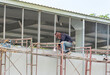 © Zblaster - Side view of welder is welding the window.