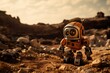 a robot in planet mars environment photograph, photography, professional quality --ar 3:2 --v 5.2 Job ID: 10a184a7-e0c5-4fbc-b225-5fa77d7dff72