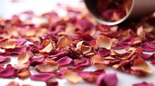 Dried Rose Petals HD 8K Wallpaper Stock Photographic Image 