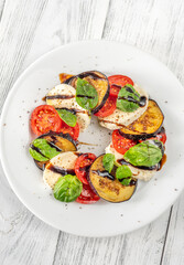 Poster - Eggplant Caprese Salad