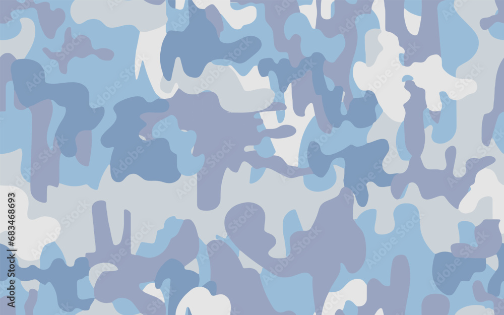 Full seamless camouflage texture pattern vector for military textile ...
