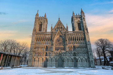 Poster - Cathedral Nidarosdomen in Trondheim