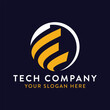 © awaisi - tech store company logo design vector