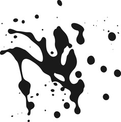 Canvas Print - Ink splash design