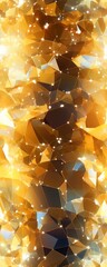 Wall Mural - a seamless tile of abstract white and gold luminous pattern. generative ai.