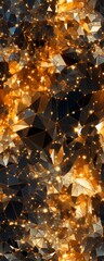 Wall Mural - a seamless tile of abstract white and gold luminous pattern. generative ai.
