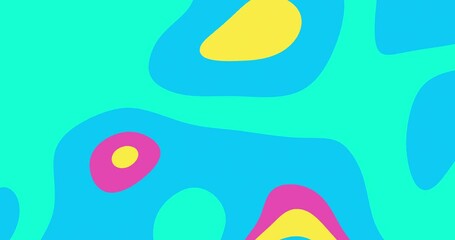 Wall Mural - oil lamp trendy abstract wavy background. psychedelic animated background. 4k resolution animation. 