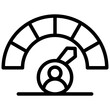 Account Performance Outline Icon