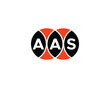 AAS logo design vector template