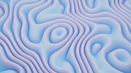 Wall Mural - abstract background with flowing and transforming blue draping texture. design. folded textile, anim