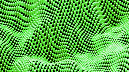 Wall Mural - abstract mesh wave pattern of colorful particles. design. moving up and down texture.