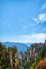 Wall Mural - China Zhangjiajie Natural Mountain scenery scenery