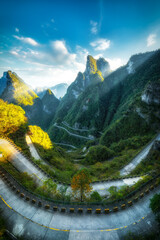 Wall Mural - China Zhangjiajie Natural Mountain scenery scenery