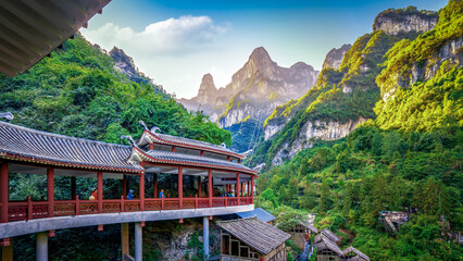 Wall Mural - China Zhangjiajie Natural Mountain scenery scenery