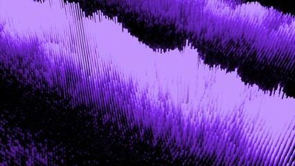 Wall Mural - cyber texture with moving waves. design. moving waves on surface of cyber particles. cyber surface t