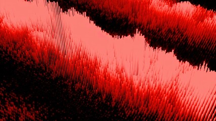 Wall Mural - cyber texture with moving waves. design. moving waves on surface of cyber particles. cyber surface t