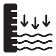 water level glyph icon