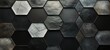 Abstract Hexagonal Tiles Wall Pattern