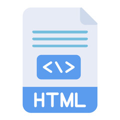 html flat multicolor icon