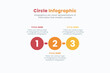 © PixelWink - Minimal business circle infographic templates for presentations and full editable vector
