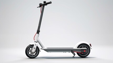 Poster - a scooter with a handlebar