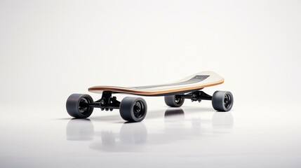 Poster - a skateboard on wheels